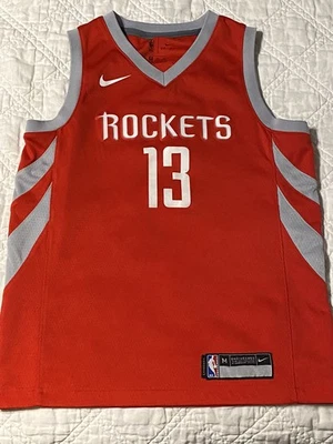 Nike Houston Rockets James Harden Juvenil Talla Mediana 10/12 Rojo Swingman  Foto 1 de 4