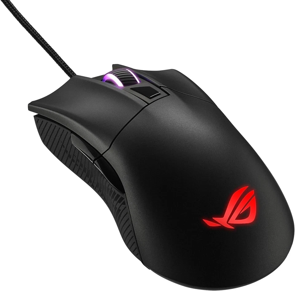 ASUS ROG Gladius II Core Lightweight, Ergonomic, Wired Optical Gaming Mouse...  - Image 1 of 4