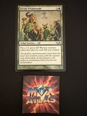 Elvish Promenade 020/062 Duel Decks Anthology Elves vs Goblins EVG MTG LP - Image 1 of 2