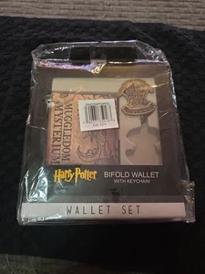 Harry Potter faltbare Geldbörse Hogwarts Schlüsselanhänger Set Bioworld Japan limitiert - Bild 1 von 2