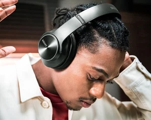 DOQAUS Bluetooth Headphones Over Ear, Bluetooth 5.3 Wireless Headphones - Picture 1 of 11
