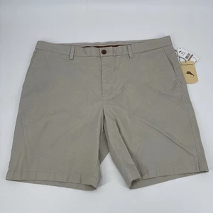 Tommy Bahama Shorts Faded Flora Bleached Sand 9 Zoll flach neu 42 Taille - Bild 1 von 2