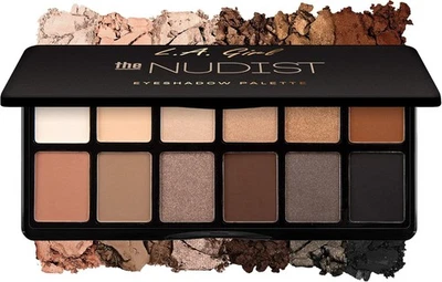 L.A GIRL Eyeshadow Palette THE NUDIST GES418 NEW eye shadow nudes la - Image 1 of 4