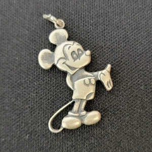Vintage Mickey Mouse Sterling Silver WDP Disneyland Bracelet Charm Necklace... - Picture 1 of 2