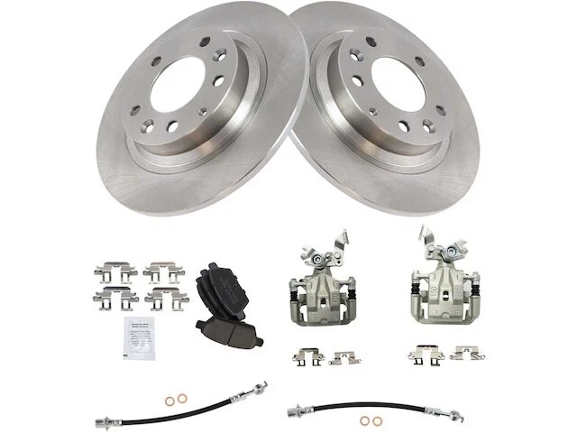 Rear Brake Pad Rotor and Caliper Set For 2009-2011 Mercury Milan 2010 JG589GC - Image 1 of 1
