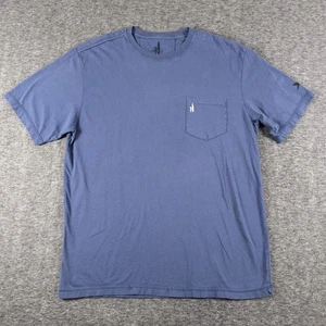 Johnnie-O Shirt Herren Large blau Dale Pocket Tee XCOMP Golfwagen Grafik JMST18 - Bild 1 von 14