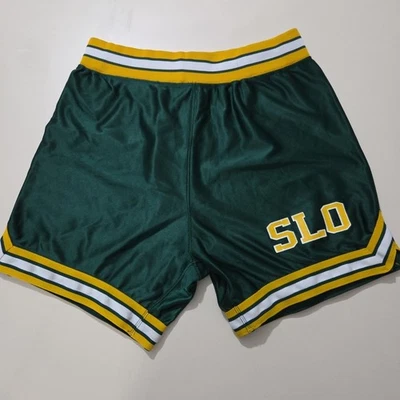 Russell Athletic Shorts Vtg 70s Nylon Basketball Gym USA Size 34 Ca Poly SLO -T2 - Image 1 of 4