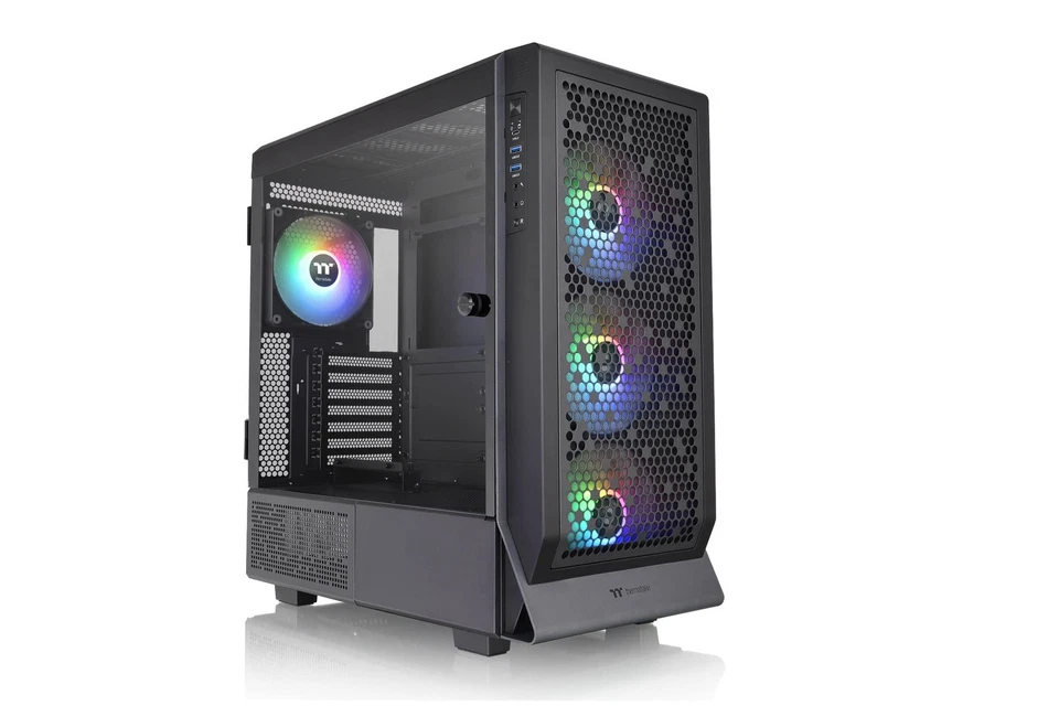 Ceres 500 TG ARGB Black   E-ATX Mid Tower Chassis  Tempered Glass - Image 1 of 4
