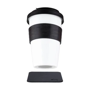Silwy Magnetic S038-1403-1-B Magnetic Travel Mug; TO-GO-CUP; 12 Ounce Capacity - Picture 1 of 7