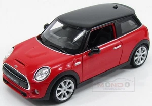 1:24 Welly Mini Cooper Hatch 2-Door 2015 Red WE24058R Model - Picture 1 of 2