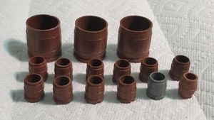 LEGO BULK LOT OF 15 CONTAINER BARRELS - Picture 1 of 7