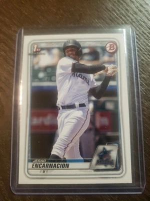 2020 Bowman Jerar Encarnacion BP-96 - Miami Marlins - Image 1 of 2