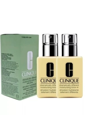 2 Packs 125ml Clinique Dramatically Different Moisturizing Lotion with Pump HOT~