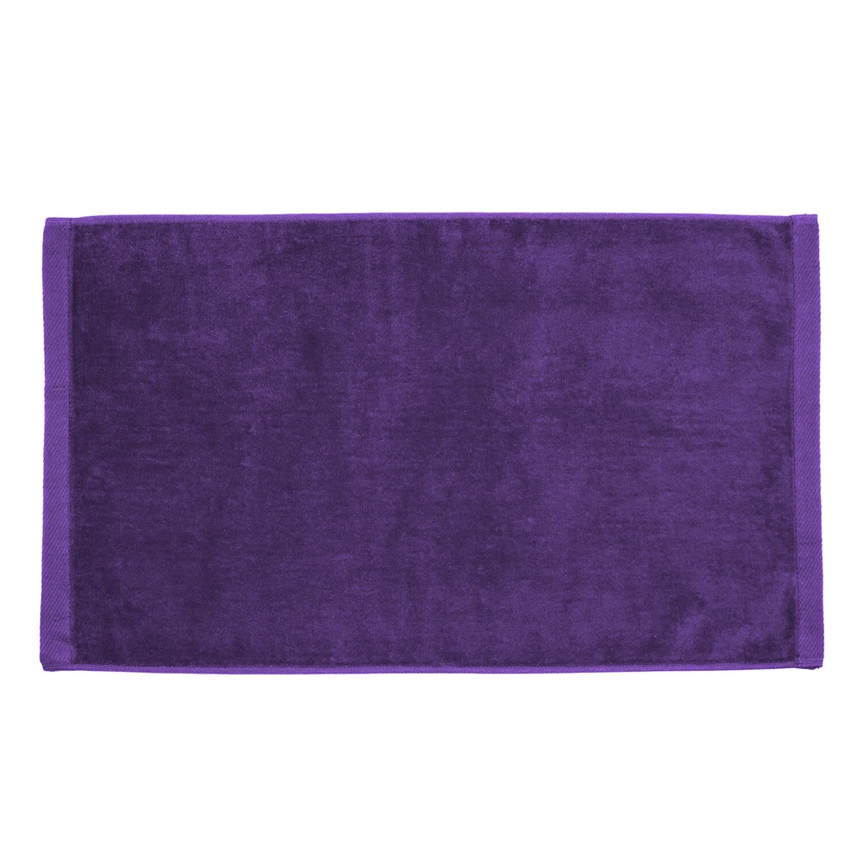 Premium Velour Hand Face Sports Towel 16"x26" Purple - Image 1 of 1