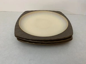 Set of (3) Sango - Contrast Brown - 11" Dinner Plates - Picture 1 of 8