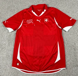 Switzerland National Team Jersey Men Extra Large Red Puma Home 2010 2011 2012 XL - Picture 1 of 12