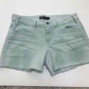 Pantalones Cortos Vaqueros Corte LEVI'S GREEN TIE DYE Dobladillo Crudo Talla 10 Cintura 30 - Imagen 1 de 8