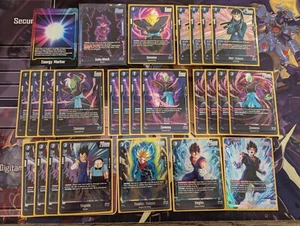 Dragonball Super Fusion World Blue Goku Black Deck Zamasu Fused Vegito AA FB03 - Picture 1 of 2
