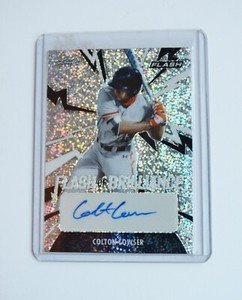 2021 Leaf Flash COLTON COWSER Rookie AUTO Baltimore Orioles RC