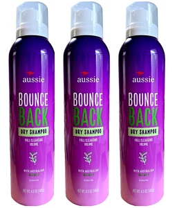 Lot of 3 Aussie Bounce Back Dry Shampoo 4.9 oz Full Cleansing Volume  Sea Kelp - Picture 1 of 1