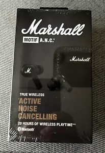 SEALED NEW Marshall Motif ANC - Wireless Active Noise Cancelling Earbuds - Picture 1 of 3