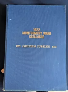 1922 Montgomery Ward Catalog Hardcover Golden Jubilee Edition 1969 - Imagen 1 de 8