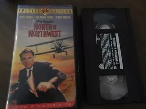 ALFRED HITCHCOCK NORTH BY NORTHWEST VHS SPECIAL WIDESCREEN 2000 CLAMSHELL - Picture 1 of 2