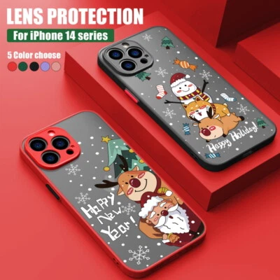 Christmas Quicksand Gift Hard Phone Case For iPhone 15 14 13 12 Pro Max 11 XS 8 - Image 1 of 4