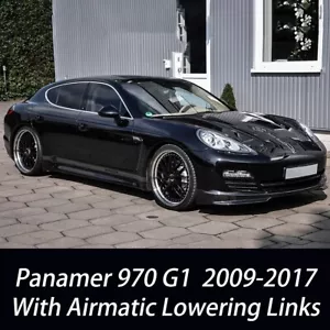 For 2010-16 Porsche Panamera 970 G1 Adjustable Lowering Kit Air Suspension Links - Picture 1 of 8