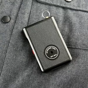 Billetera de seguridad de metal Stinger alarma personal: billetera de metal minimalista 130db SIRENA - Imagen 1 de 18