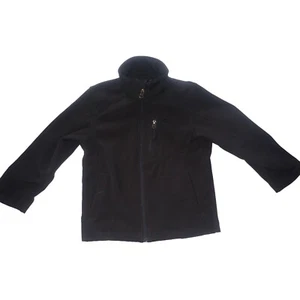 Snøzu Performance Black softshell Jacket Full-Zip Chest Pocket Boys 5-6 snozu - Picture 1 of 5