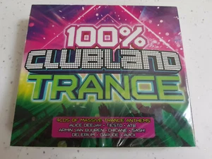 100% Clubland Trance - CD - New & Sealed Tiesto, Delirium, Swedish House Mafia - Foto 1 di 2