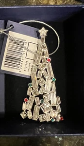 Swarovski Christmas Tree Brooch Pin Rare Retired 2014 NIB NWT - Picture 1 of 4
