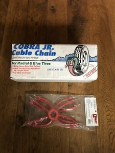 Cobra Jr. Cable Chains Snow / Mud 1669 Light Truck RV P/U-Van New Open Box - Picture 1 of 9