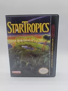 StarTropics (Nintendo NES, 1990) Cart Only With Bit Box Case Tested - Picture 1 of 8