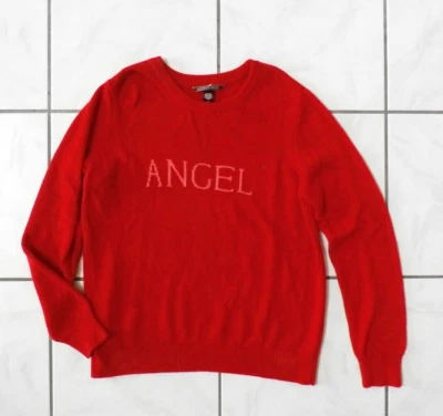 Suéter Cuello Redondo Victorias Secret ANGEL NUEVO SIN ETIQUETAS Talla L Rojo Rosa Nuevo $78 E705 Foto 1 de 4