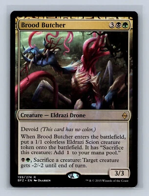 Magic the Gathering - MTG - BFZ - Brood Butcher - Rare - Image 1 of 2