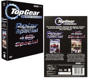 TOP GEAR UK 2007 POLAR SPECIAL + US #1 GREAT ADVENTURES 1 - NEW Rg2/4 DVD not US - Picture 1 of 1