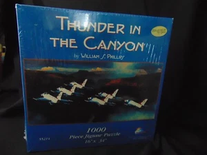 Thunderbirds Sealed Jigsaw Puzzle 1000 piece Thunder in the Canyon - Picture 1 of 4