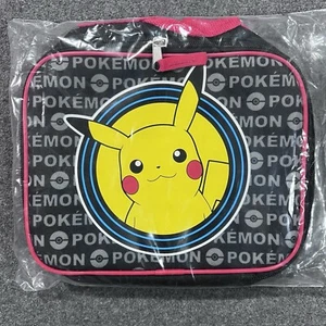 Bioworld Pokemon Pikachu Zip Up Lunch Box Bag Case - Picture 1 of 3