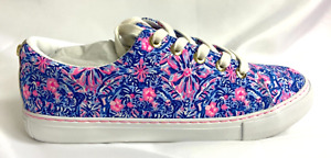 Lilly Pulitzer Abigail Sneaker Size 8.5 Color Blue Peri New In Box
