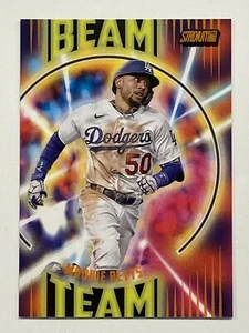 MOOKIE BETTS 2022 Stadium Club Beam Team #BT-21 Orange foil #/10 Dodgers - Picture 1 of 4