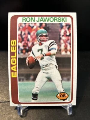 1978 Topps Football Ron Jaworski Philadelphia Eagles #449 - Image 1 of 2