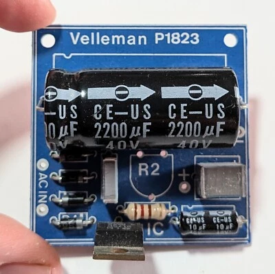 Vtg Velleman P1823 Board Voltage Regulator 1A Untested Condition - Image 1 of 4