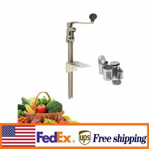 Heavy Duty Commercial Steel Restaurant Food Big Can Opener Manual Table Mounted - Picture 1 of 8
