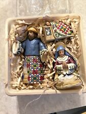 Jim Shore Heartwood Creek Christmas Ornaments Nativity Set Jesus Mary Joseph