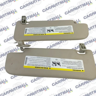 2012-2019 Fiat 500 Hatchback Driver & Passenger Sunvisor Sun Visor SET - Image 1 of 4