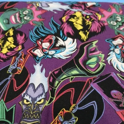 DISNEY VILLAINS  Cotton Fabric by Springs Creative 3/4 Yard 45 " Wide - Image 1 of 3