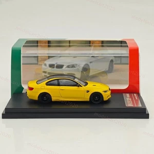 Fine model 1/64 Scale BMW M3 COUPE E92 Diecast Car Model Toy Collection Yellow - Picture 1 of 8
