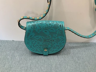 Rebecca Minkoff Skylar Handbag Women's Turquoise Studded Crossbody Bag - Image 1 of 4